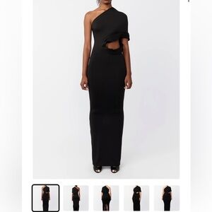 Kwame Adeusei KATEN DRESS | BLACK